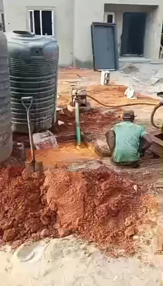 Manual & Industrial Borehole Drilling in Lagos - 1
