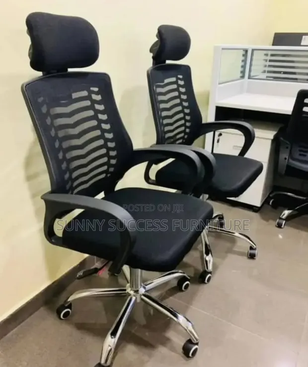Visitor Office Chair with Headrest - 1