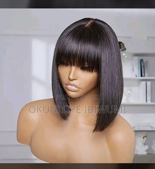 Closure Fringe Student Bob Human Hair - 1