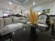 Modern Architectural Armchair - Brown Suede - 3