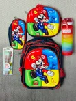 3-in-1 School Bag Set with Lunch Pack, Pencil Case, and Water Bottle - 3