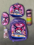3-in-1 School Bag Set with Lunch Pack, Pencil Case, and Water Bottle - 4