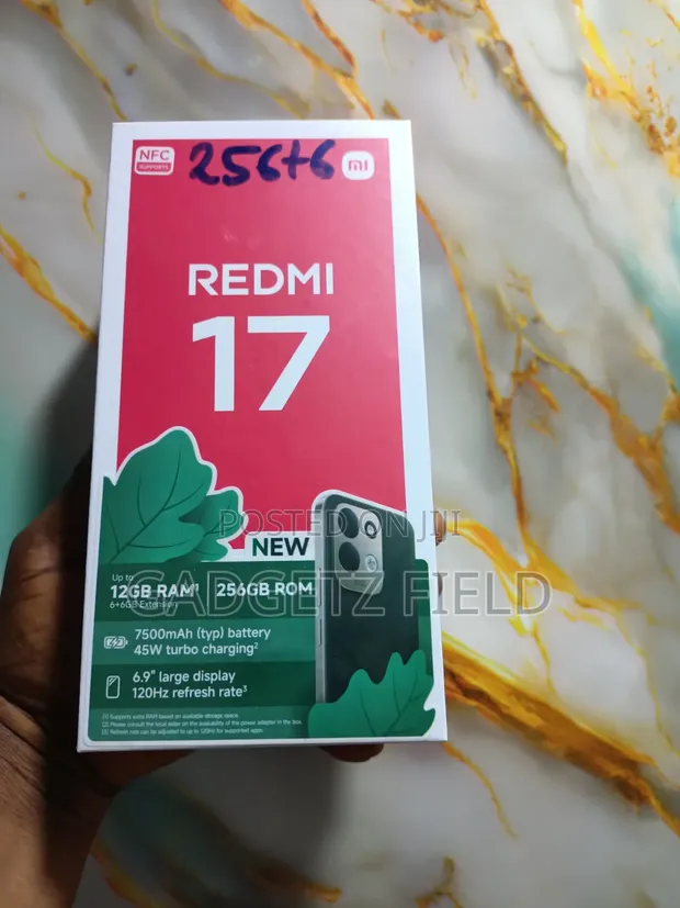 New Xiaomi Redmi 17 256GB Red - 1