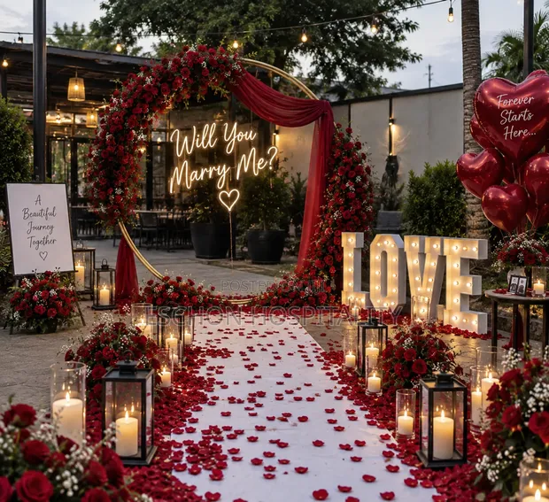 "Will You Marry Me" Proposal Setup - 1