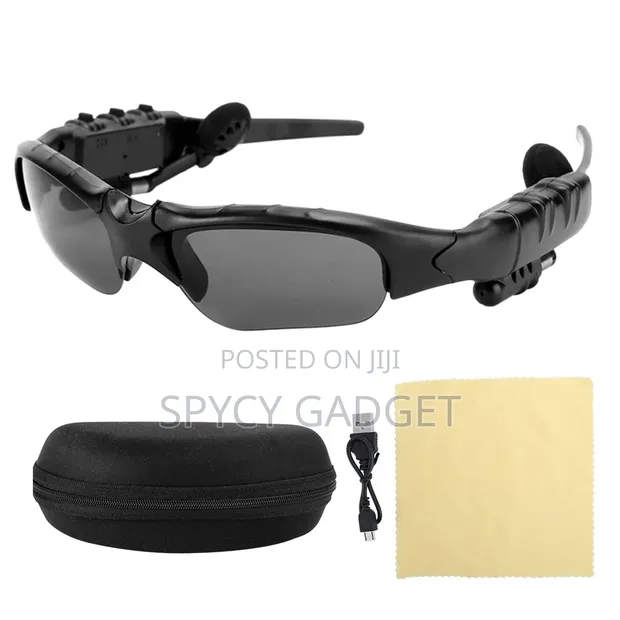 Wireless Bluetooth Sunglasses - Black - 1