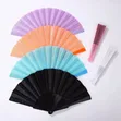 Glitter Foldable Hand Fan Dozen - 1