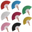 Glitter Foldable Hand Fan Dozen - 3