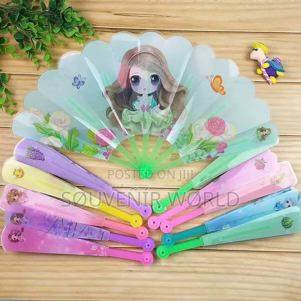 Plastic Mini Hand Fan Dozen - 1