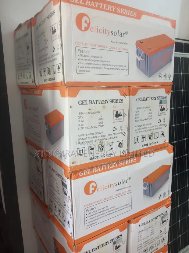 200Ah Felicity Solar Gel Battery - 1