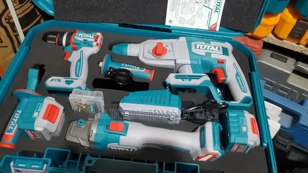 TOTAL 20V Brushless 3-in-1 Cordless Power Tool Combo Kit - 1