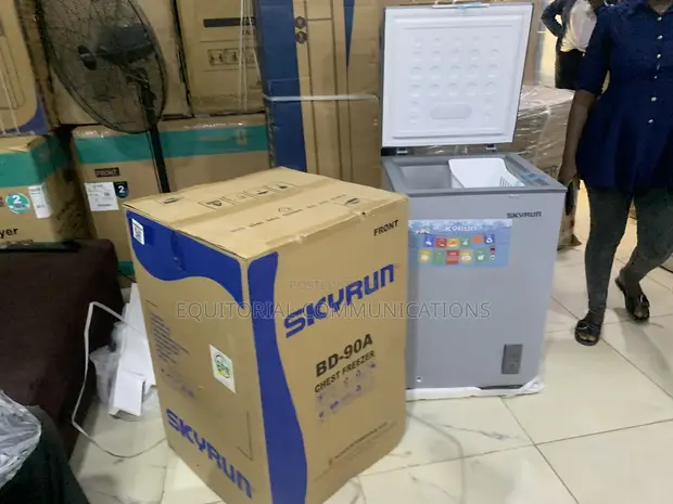 Skyrun 90L Chest Freezer don Amfani a Gidan Abinci - 1
