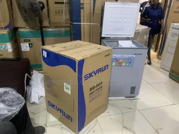 Skyrun 90L Chest Freezer don Abin Sha da Abinci - 1