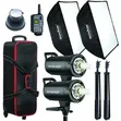Godox SK400ii 400W Strobe Kit with 2x 60x90cm Softboxes - 2