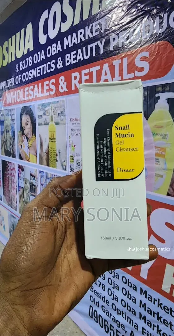 Disaar Snail Mucin Gel Cleanser - 1