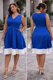 Size 14 Women's Multi-Color Dress - 1