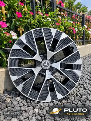 Saitin Benz 20-Inch Baki & Azurfa na Alloy Rims