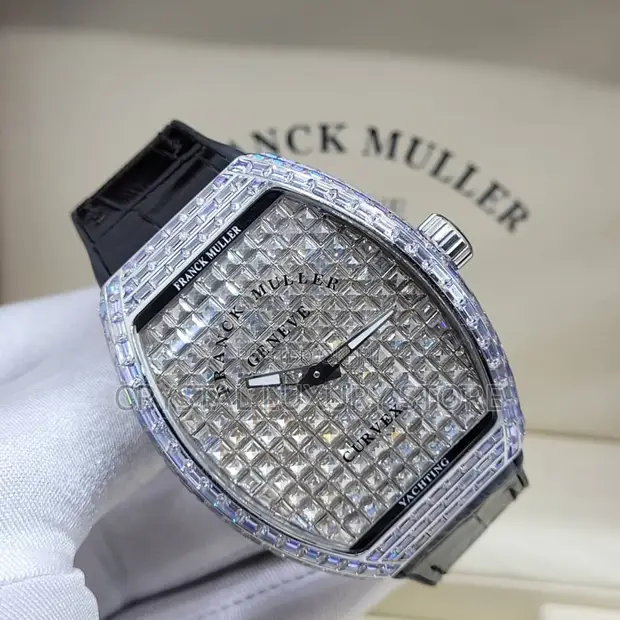 Franck Muller Luxury Automatic Leather Wristwatch - 1