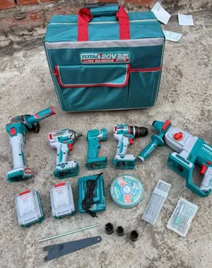 TOTAL 20V Masana'antu 5-in-1 Cordless Combo Kit (TCKLI2058)