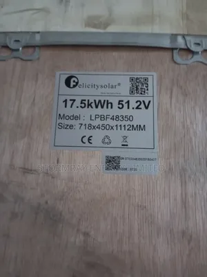 Felicitysolar 17.5kWh Baturin Lithium (Tsohuwar Samfura)