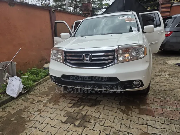 2013 Honda Pilot Touring 4WD SUV - White - 1