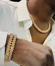 18 Karat Pure Gold Sugar Chain Necklace - 1