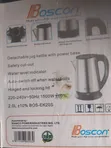 Boscon Jug Kettle Mai Amfani Da Wuta 2L | Gaggawar Tafasa | Hannun Kariyar Zafi - 2