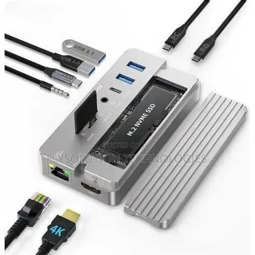 Onten OTN-UC966 10-in-1 M.2 NVMe/SATA SSD Enclosure - 1