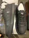 Fendi Black Leather Sneakers - Size 43 - 2