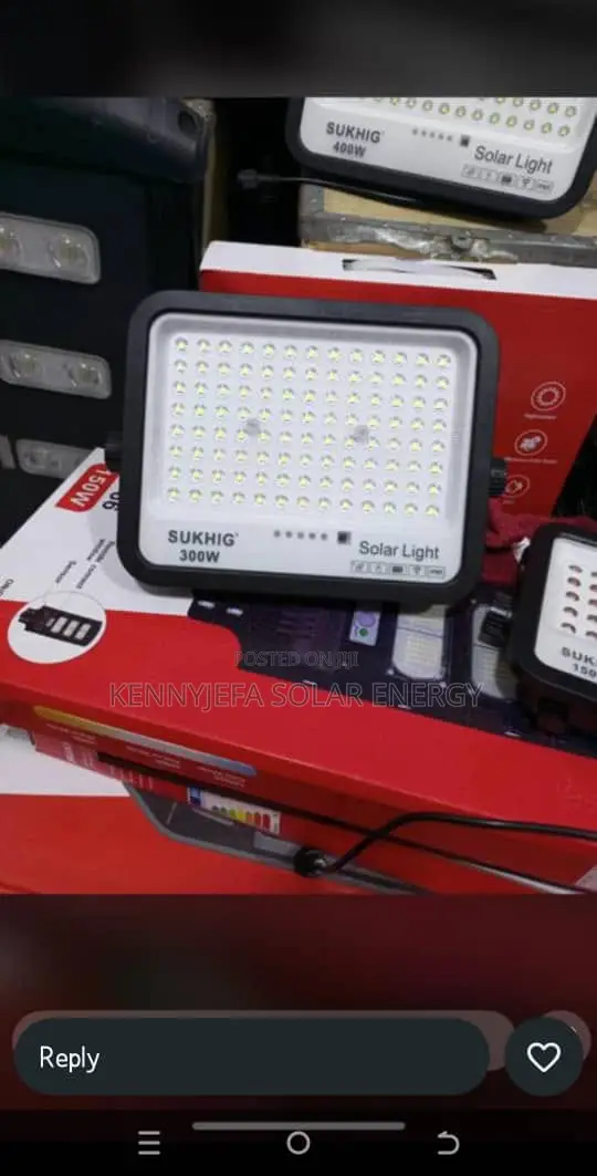 Sukhig Solar Floodlight - Brand New - 1