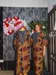Beautiful Ankara Bubu Long Gown with Scarf - 4