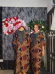 Beautiful Ankara Bubu Long Gown with Scarf - 5