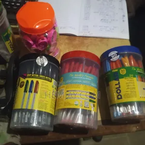 (150pcs) Kalam Ballpoint Baki, Bature, Ja don Dalibai & Ofisoshi