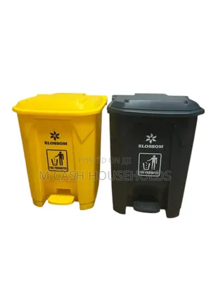 40L Quality Plastic Pedal Waste Bin