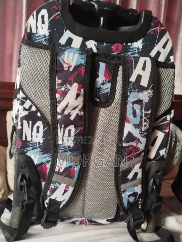 J World Sunrise Rolling Backpack (Graffiti Print) - 1