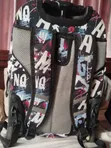 J World Sunrise Rolling Backpack (Graffiti Print) - 1