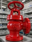 Masana'antu Globe Flanged Angle Valve JIS 10K 80 - 1