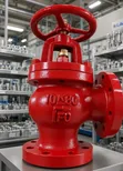 Masana'antu Globe Flanged Angle Valve JIS 10K 80 - 2