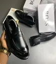 Men's Premium Leather Penny Loafers - Black & Brown - 1