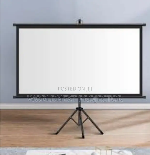 Portable Projector Tripod Screen - Movable - 1