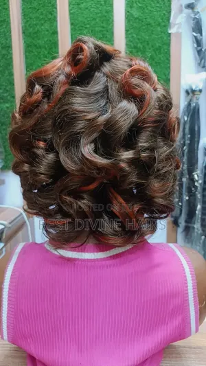 12" Wig Na Gashi Na Gaskiya Mai Kyau (Transparent Lace Bounce Wig)