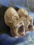 Used Purple Baby Girl Sneakers - Size 21 - 1