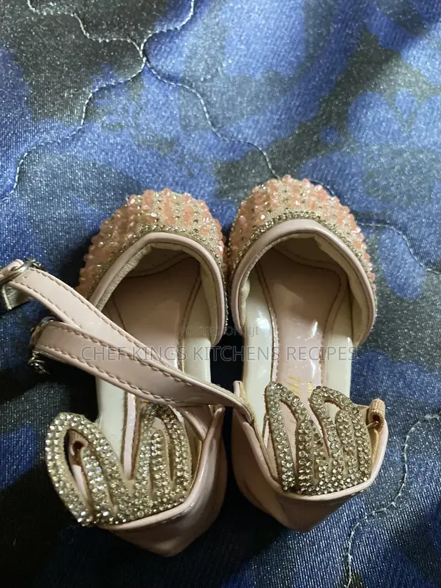 Baby Girls Pink High Heel Party Shoes - Used - 1