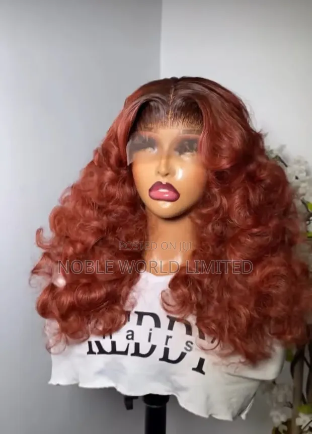 Wine Colour Wavy Hair Blend - 1