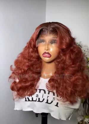 Wine Colour Wavy Hair Blend