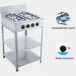 Crown Star 4 Burner Gas Mai Girki - 4