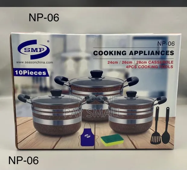 SMP NP06 Non-Stick Pots Set - 1
