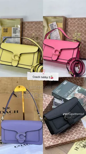 Quality Coach Shoulder Bag - Genuine Leather