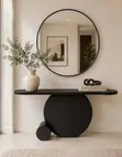 Kayan Daki Baki Na Zamani Na Katako Mai Tsarin Geometric - 1