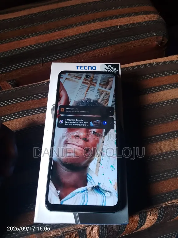 Tecno Pop 10C 64GB Gray - 5 Months Used - 1