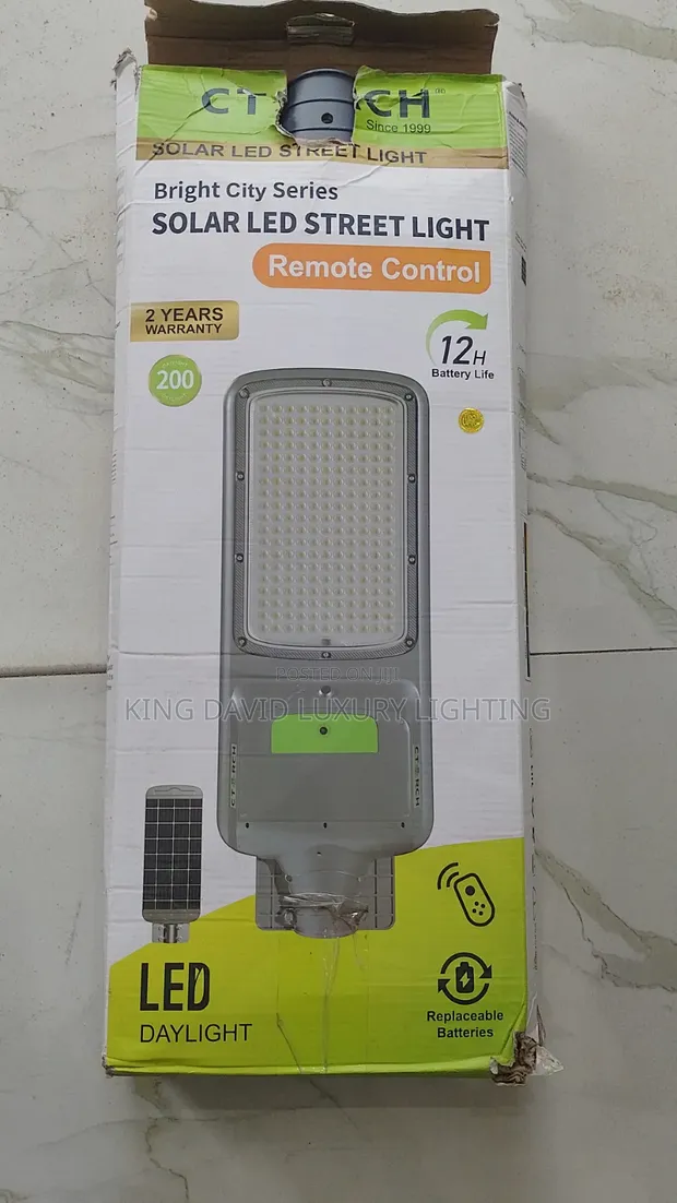 CTORCH Bright City Series 200W Solar LED Street Light - 1